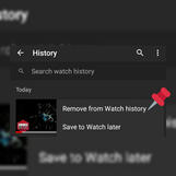 REMOVE from watch history.